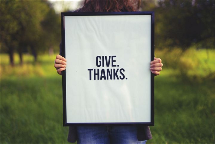 show your gratitude