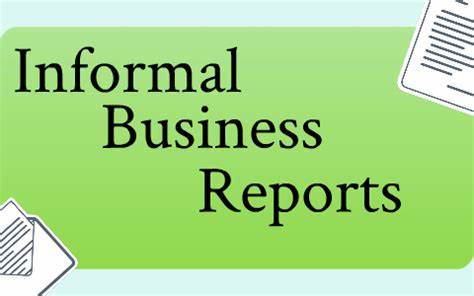 types of business reports 
