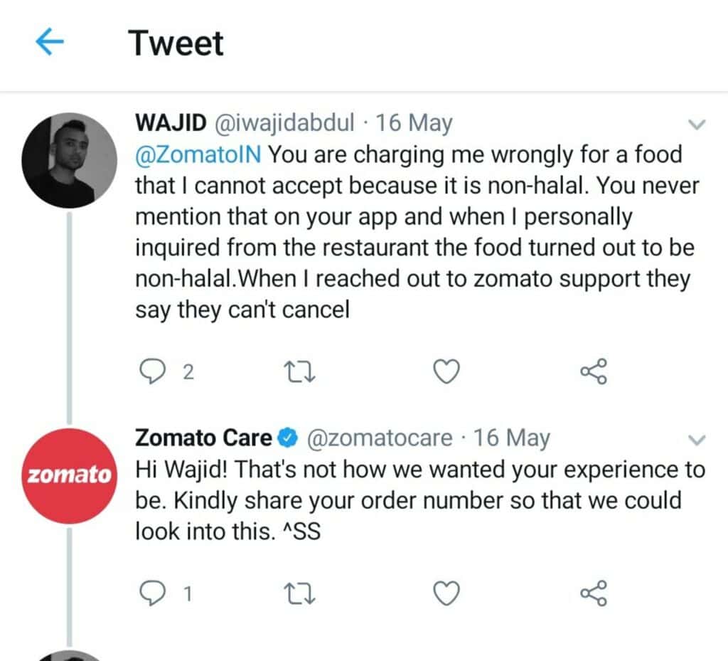 research paper about zomato