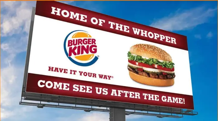 burger king advertising