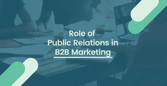 role of b2b public relation