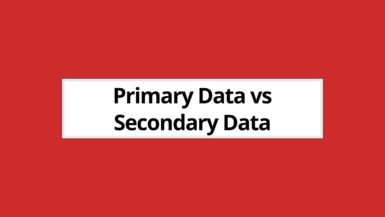 What Is Primary Data In Marketing? Explained With Examples